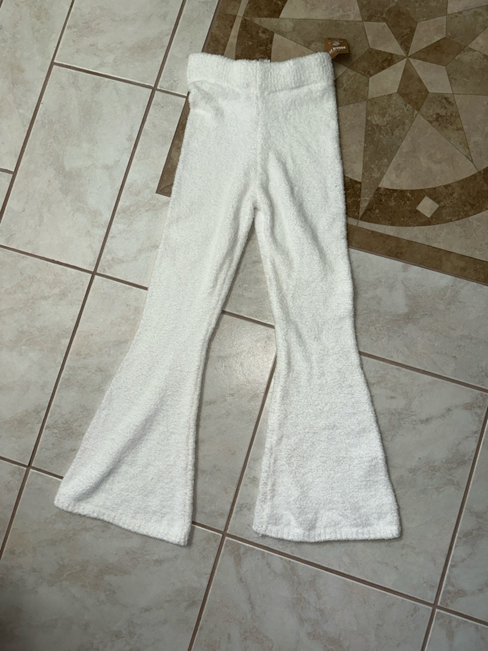 Cozy Cream Flared Pants